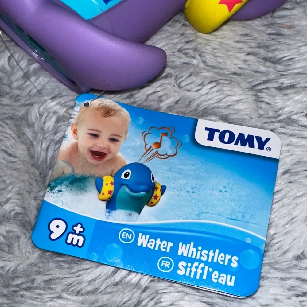 Purple‎ Dolphin Water Whistler Toy Tomy Toomies
